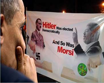 Hitler and Mohammed Morsi