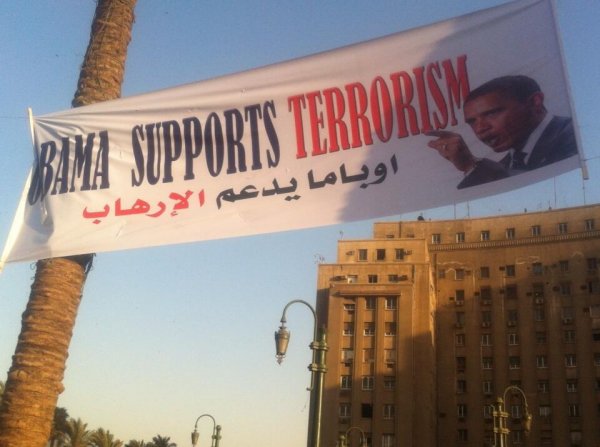 Obama supports MB terrorism in egypt