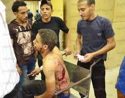 July 2013, Brotherhood Militias bombed a police station in Al-Mansoura City - many police soldiers and civilians got killed and injured
