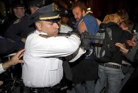 occupy wall street protesters beaten by the us police