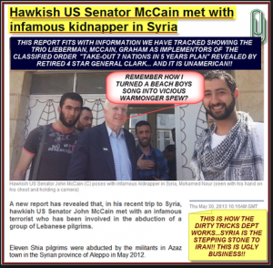 MacCain with terrorists in Syria