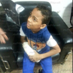 Muslim brotherhood shot a 10 years old child in nasr city for carrying Sisi image