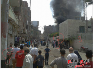 brotherhood burned egyptian civilians homes in egypt 16 august 2013