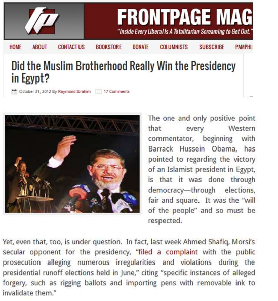 Did Muslim Brotherhood really win the Presidency in Egypt