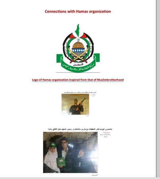 Muslim Brotherhood Connections with Hamas Terrorist Organization