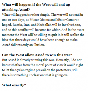Robert Fisk - Syria is exactly like Iraq