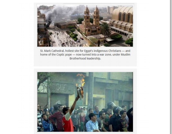 Saint Mark Cathedral attacked and burned by brotherhood supporters and burned the bible