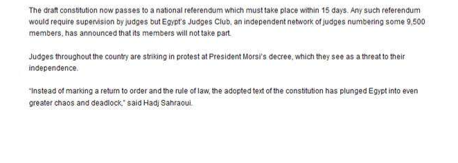 part 2 morsi and brotherhood constitution as reported by amnesty international
