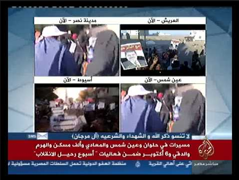 Aljazeera spreading fake news about brotherhood demonstrations in Egypt