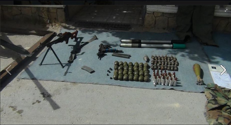 Egyptian Military fighting against terrorist elements in North Sinai