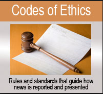 International News Agencies lost their credibility when they lost the Code of Ethics