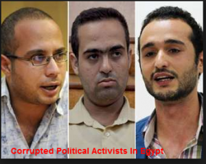 corrupted political activists in egypt