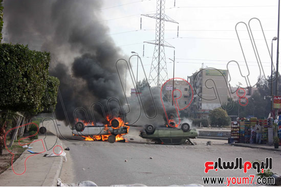 Muslim Brotherhood terrorists burned properties in Cairo