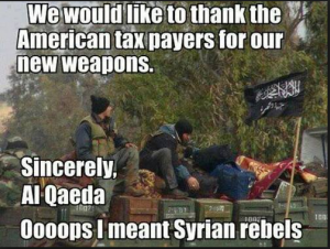 Obama supports Al Qaeda terrorists who slaughter Christians in Syria