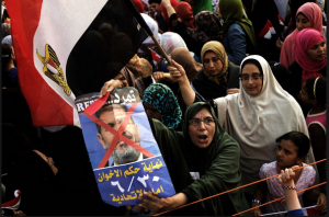 Egyptian women demonstrations against Muslim Brotherhood practices against women