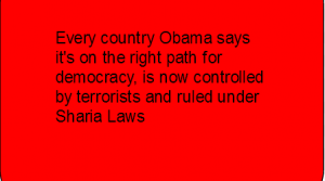 Obama supports terrorists
