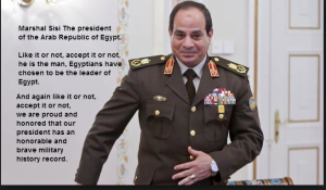 Marshal Sisi the President of Egypt