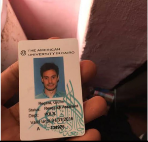 giulio regeni kidnapped and killed in cairo egypt